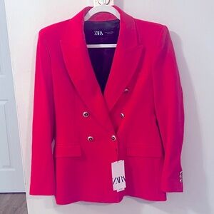!!! BEAND NEW ZARA FUCHSIA BLAZER !!!